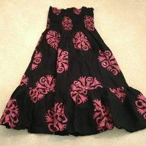 NWOT Black and Pink Dress